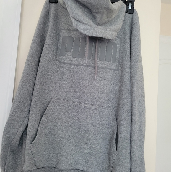 PUMA Grey hoodie size S - Picture 2 of 2